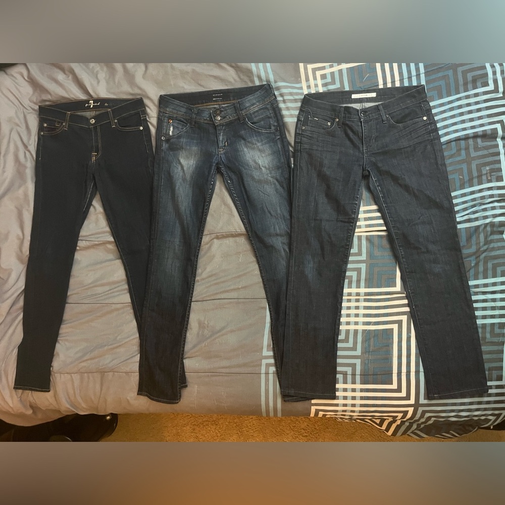 Woman's Jeans Bundle Hudson, Joes Jeans, For all Mankind